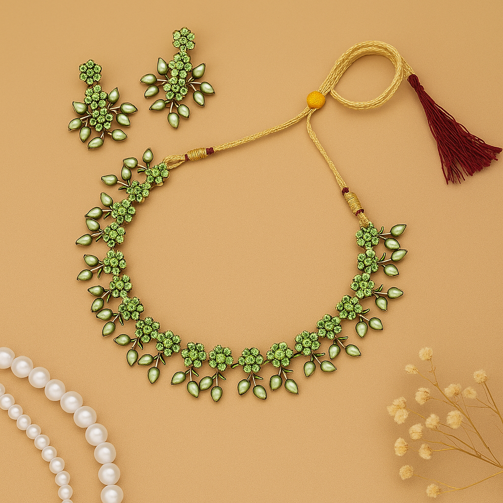 Ocdies Jwellery 1 Necklace With 1 Cute Earings