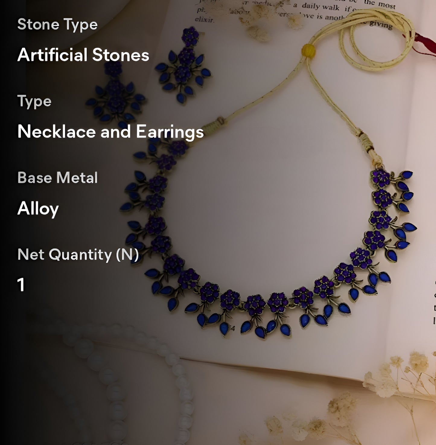 Ocdies Jwellery 1 Necklace With 1 Cute Earings