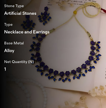 Ocdies Jwellery 1 Necklace With 1 Cute Earings