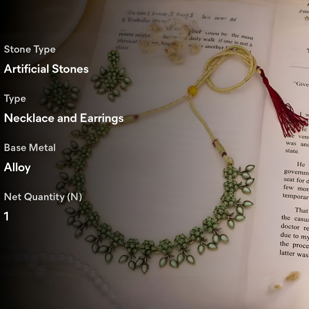 Ocdies Jwellery 1 Necklace With 1 Cute Earings