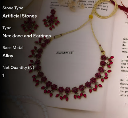 Ocdies Jwellery 1 Necklace With 1 Cute Earings