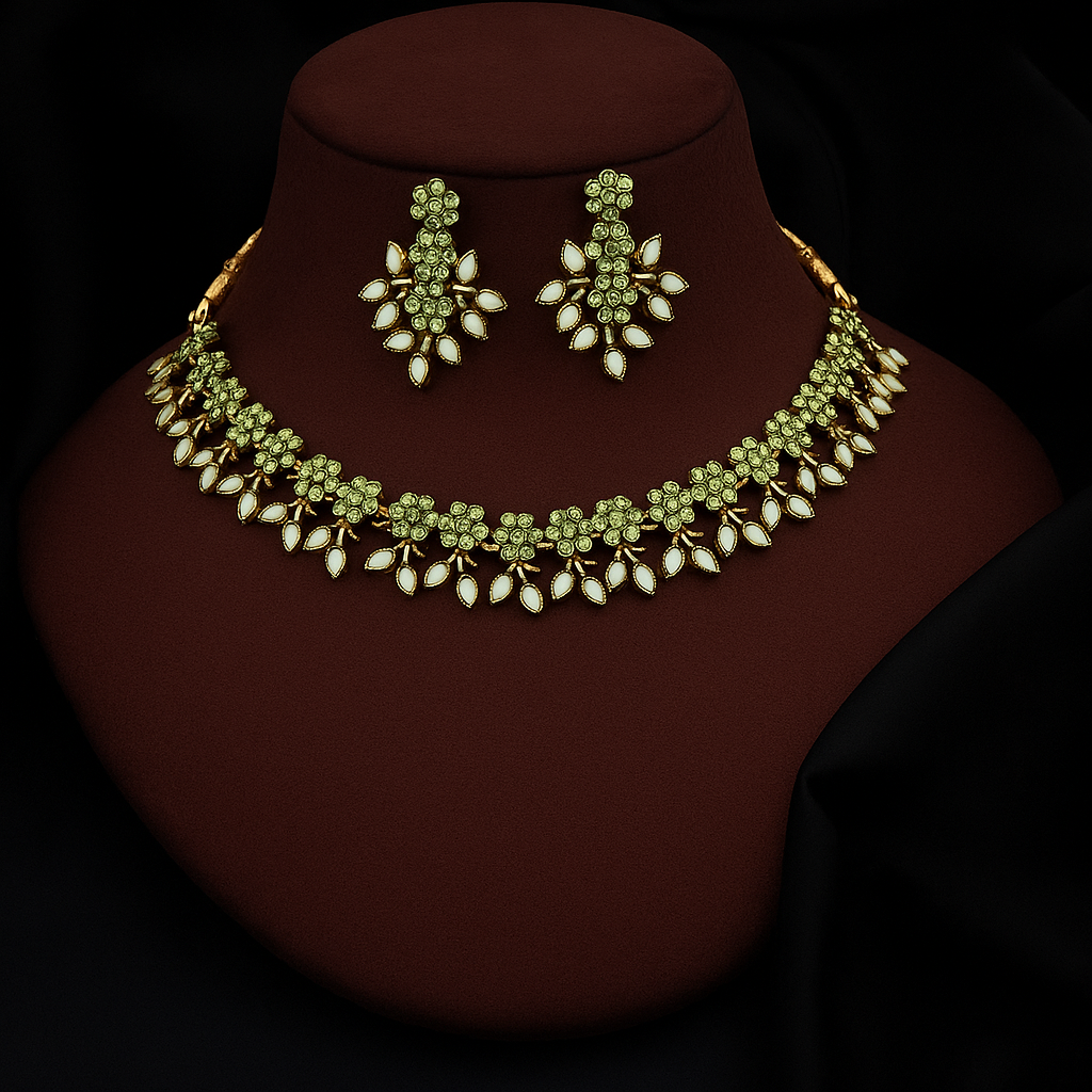 Ocdies Jwellery 1 Necklace With 1 Cute Earings