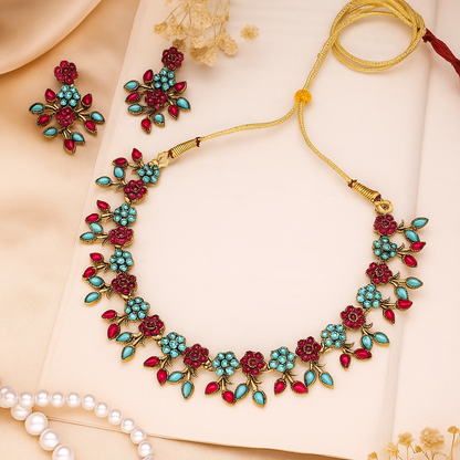 Ocdies Jwellery 1 Necklace With 1 Cute Earings
