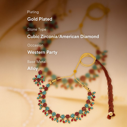 Ocdies Jwellery 1 Necklace With 1 Cute Earings